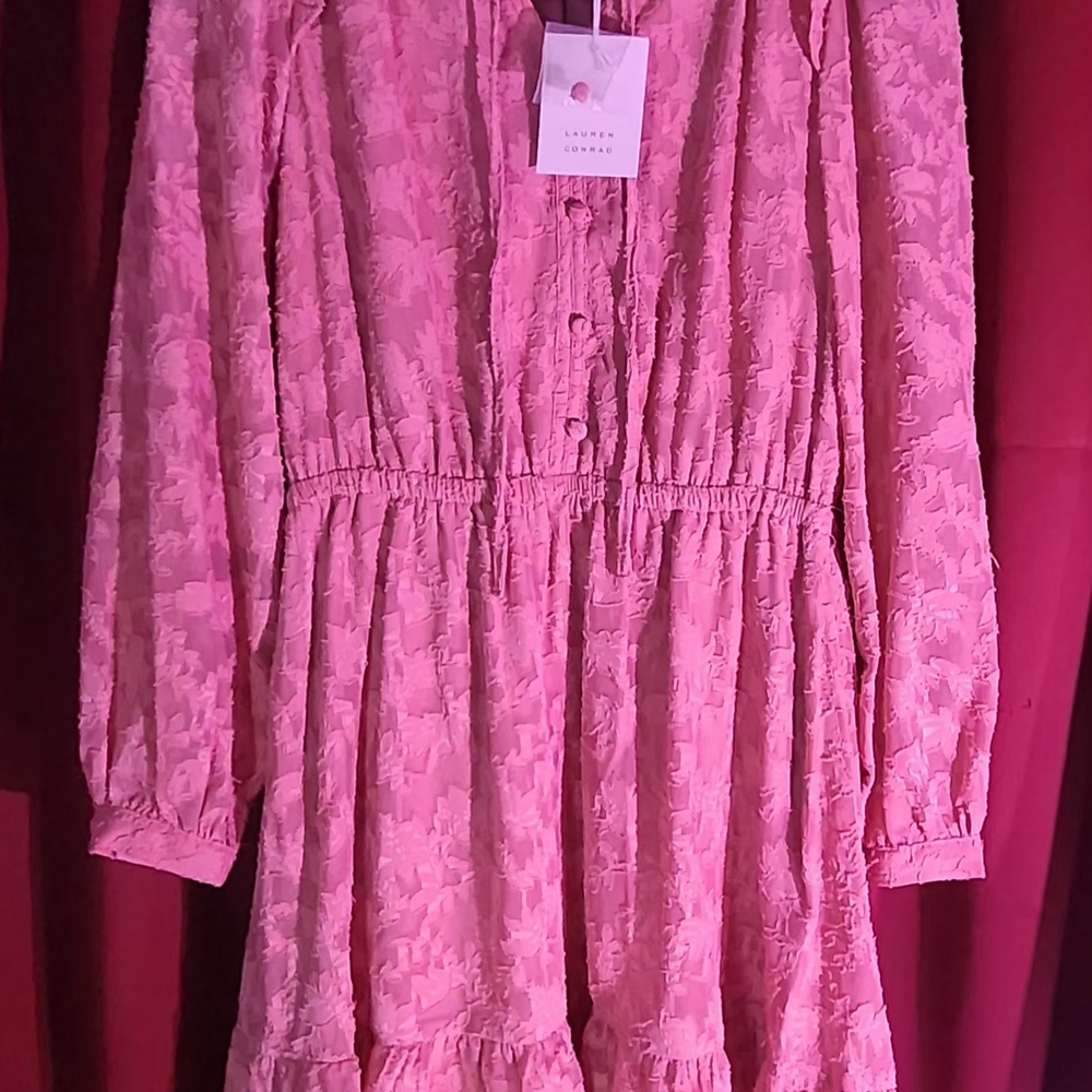 Country Sheek Pink-Mauve Midi Dress